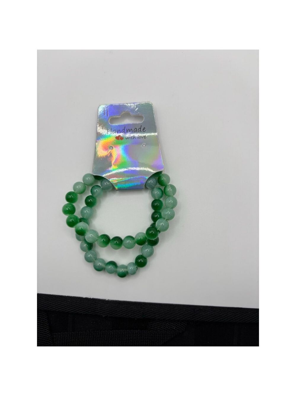 Green Beaded Bracelets NWOT